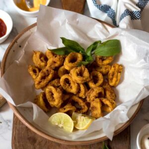 Salt and pepper calamari