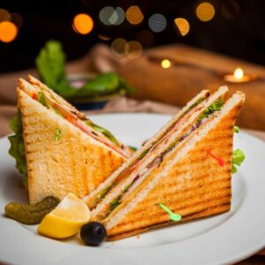 Portuguese Chicken Club Sandwich