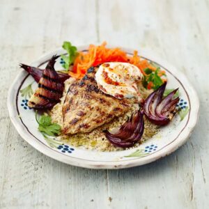 Grilled Moroccan Chicken salad